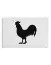 Rooster Silhouette Design Placemat Set of 4 Placemats-Placemat-TooLoud-White-Davson Sales