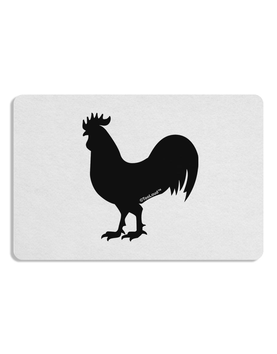 Rooster Silhouette Design Placemat Set of 4 Placemats-Placemat-TooLoud-White-Davson Sales