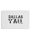 Dallas Y'all - Boots - Texas Pride Placemat by TooLoud Set of 4 Placemats-Placemat-TooLoud-White-Davson Sales