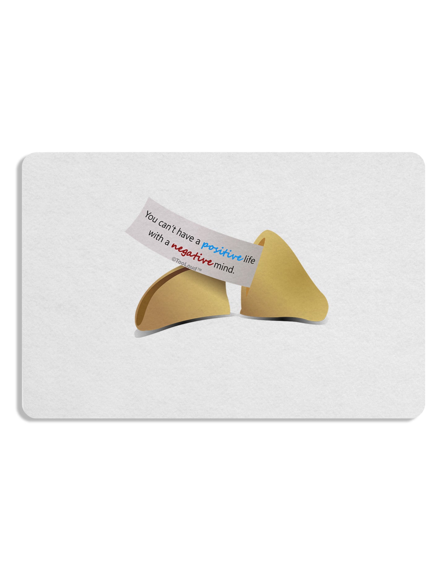 Positive Life - Fortune Cookie Placemat Set of 4 Placemats-Placemat-TooLoud-White-Davson Sales