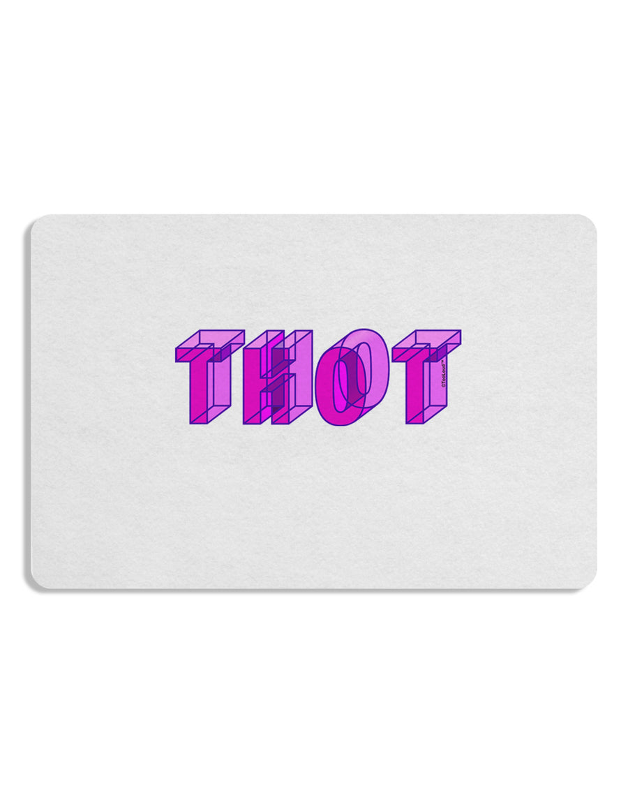 THOT Artistic Text Placemat Set of 4 Placemats-Placemat-TooLoud-White-Davson Sales