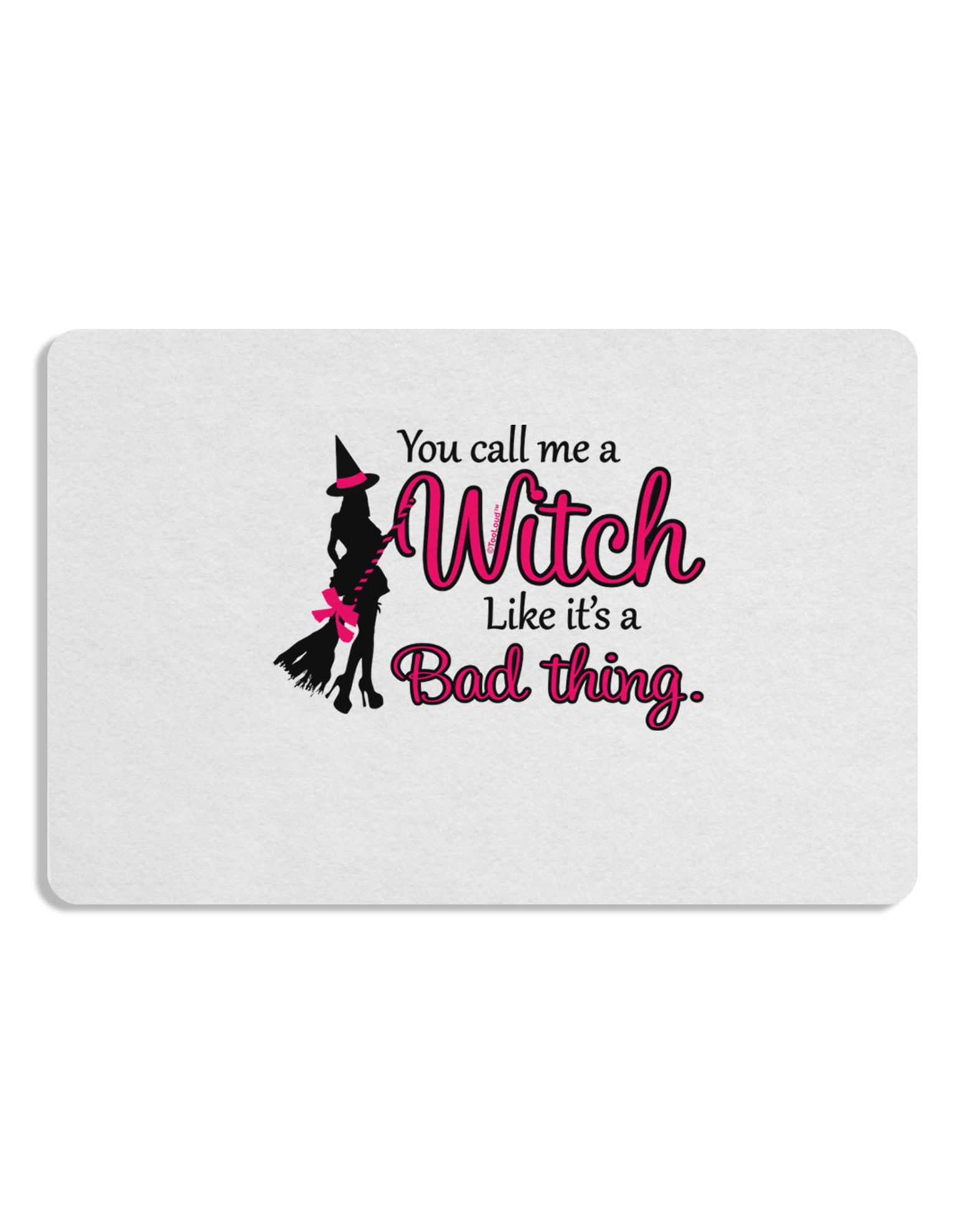 Witch - Bad Thing Placemat Set of 4 Placemats-Placemat-TooLoud-White-Davson Sales