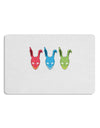 Scary Bunny Tri-color Placemat Set of 4 Placemats-Placemat-TooLoud-White-Davson Sales