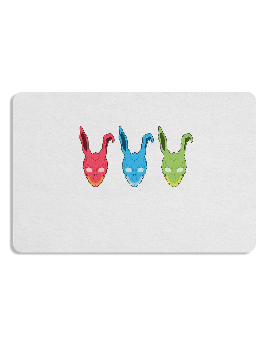 Scary Bunny Tri-color Placemat Set of 4 Placemats-Placemat-TooLoud-White-Davson Sales