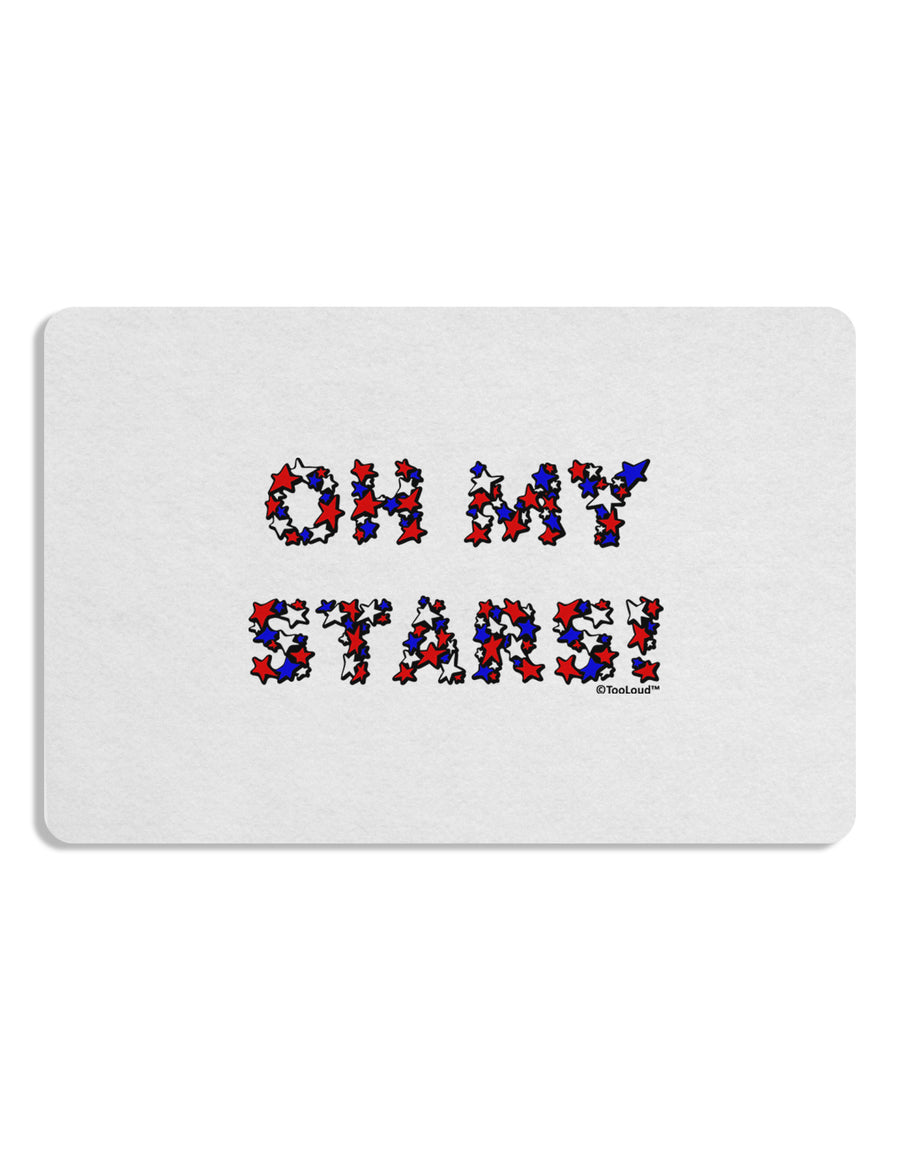 Oh My Stars Patriotic Design Placemat by TooLoud Set of 4 Placemats-Placemat-TooLoud-White-Davson Sales