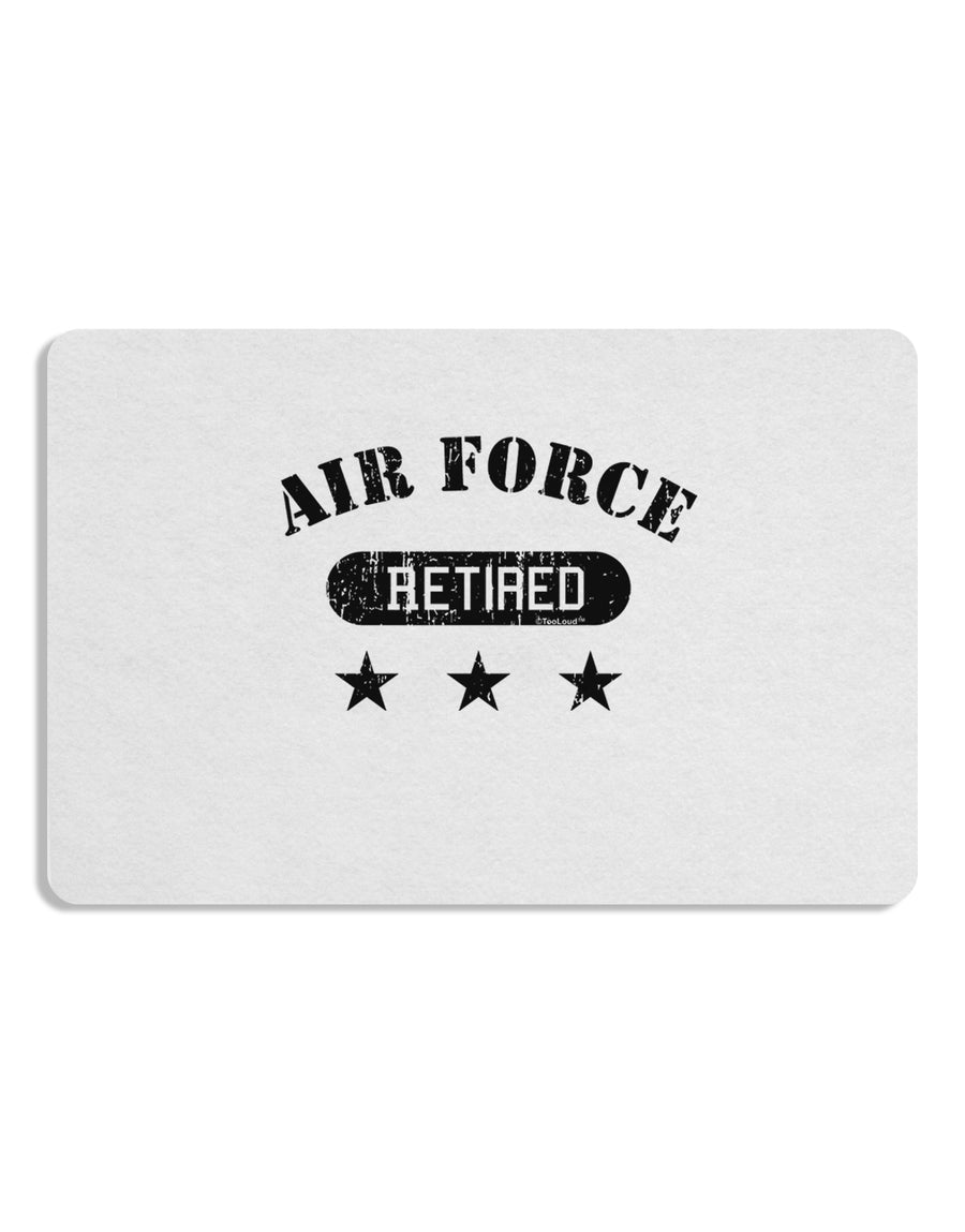 Retired Air Force Placemat by TooLoud Set of 4 Placemats-Placemat-TooLoud-White-Davson Sales