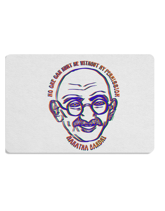 TooLoud No one can hurt me without my permission Ghandi Placemat Set of 4 Placemats Multi-pack-Placemat-TooLoud-Davson Sales