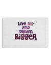 Live Big & Dream Bigger Placemat Set of 4 Placemats-Placemat-TooLoud-White-Davson Sales