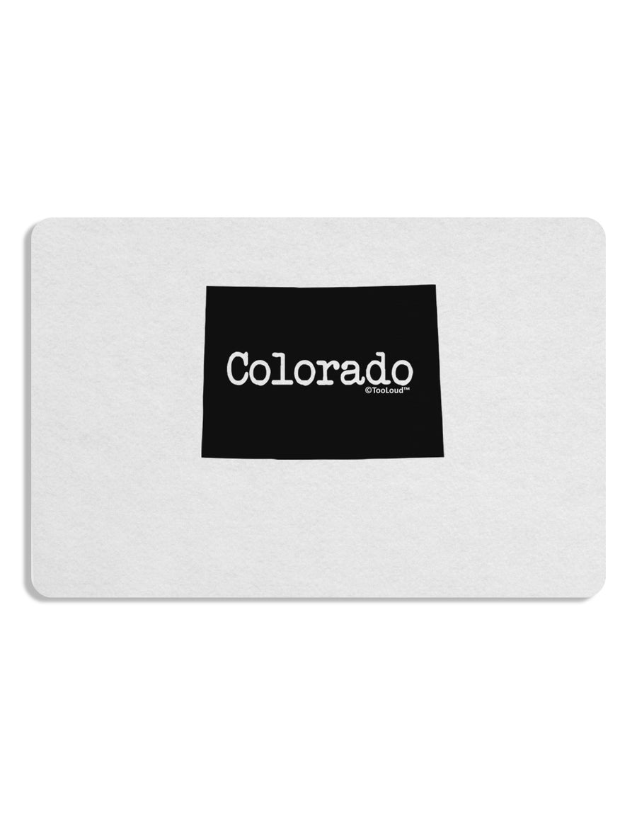 Colorado - United States Shape Placemat Set of 4 Placemats-Placemat-TooLoud-White-Davson Sales