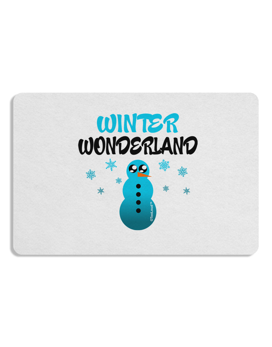 Winter Wonderland Snowman Placemat Set of 4 Placemats-Placemat-TooLoud-White-Davson Sales