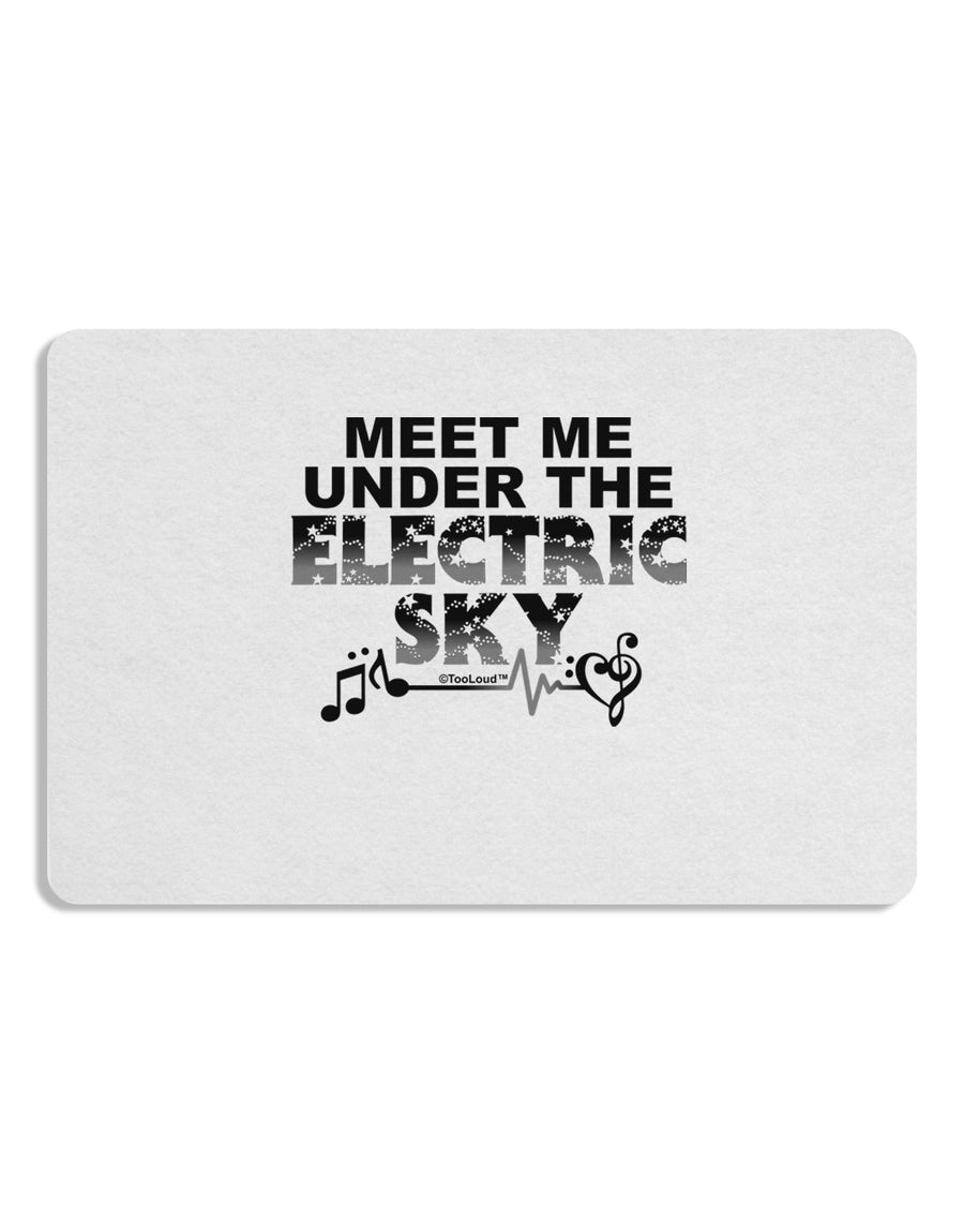 Electric Sky BnW Placemat Set of 4 Placemats-Placemat-TooLoud-White-Davson Sales