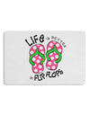 Life is Better in Flip Flops - Pink and Green Placemat Set of 4 Placemats-Placemat-TooLoud-White-Davson Sales