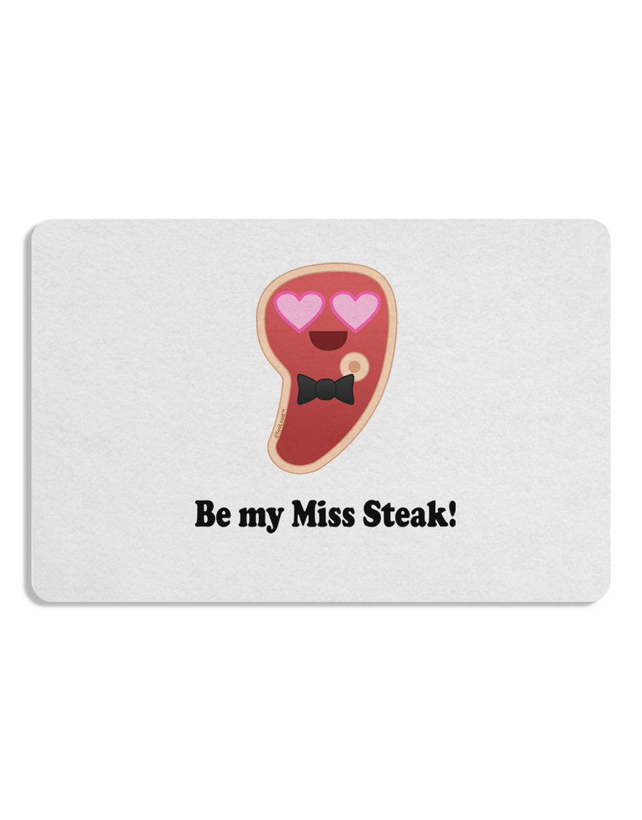 Be My Miss Steak - Romantic Placemat by TooLoud Set of 4 Placemats-Placemat-TooLoud-White-Davson Sales