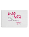 Love Isn't Love Until You Give It Away - Color Placemat Set of 4 Placemats-Placemat-TooLoud-White-Davson Sales