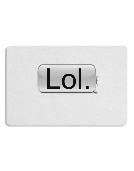 Lol Text Bubble Placemat Set of 4 Placemats-Placemat-TooLoud-White-Davson Sales