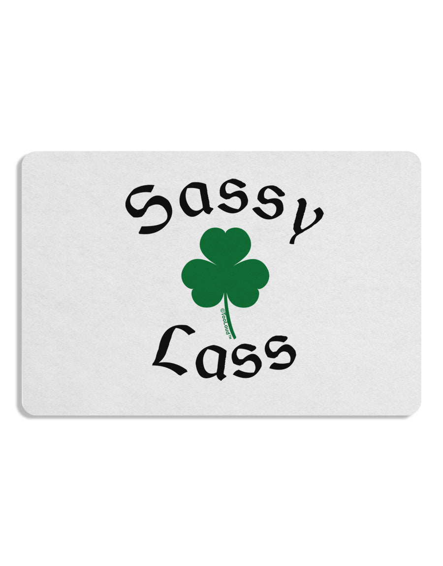 Sassy Lass St Patricks Day Placemat Set of 4 Placemats-Placemat-TooLoud-White-Davson Sales