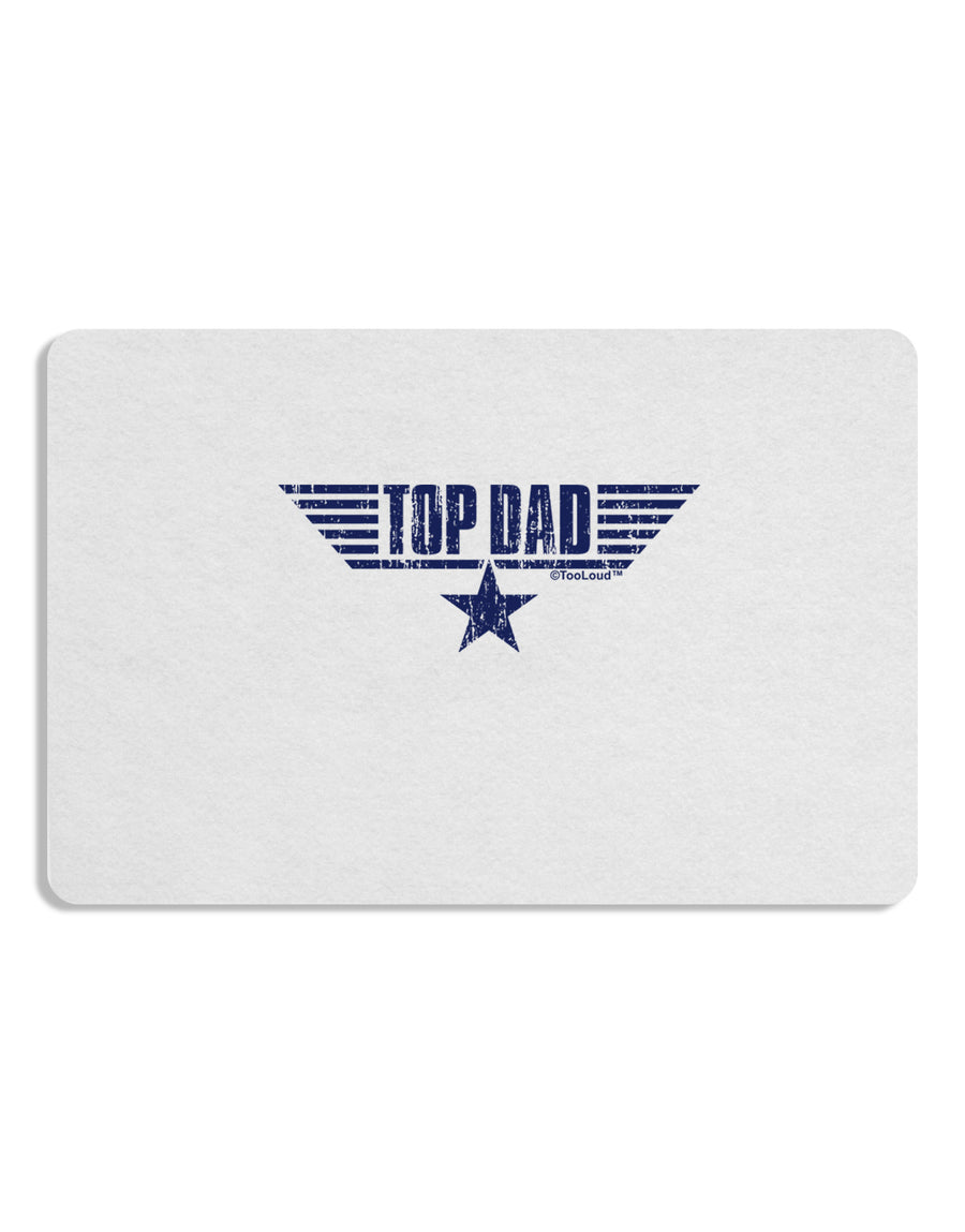 Top Dad Father's Day Placemat Set of 4 Placemats-Placemat-TooLoud-White-Davson Sales