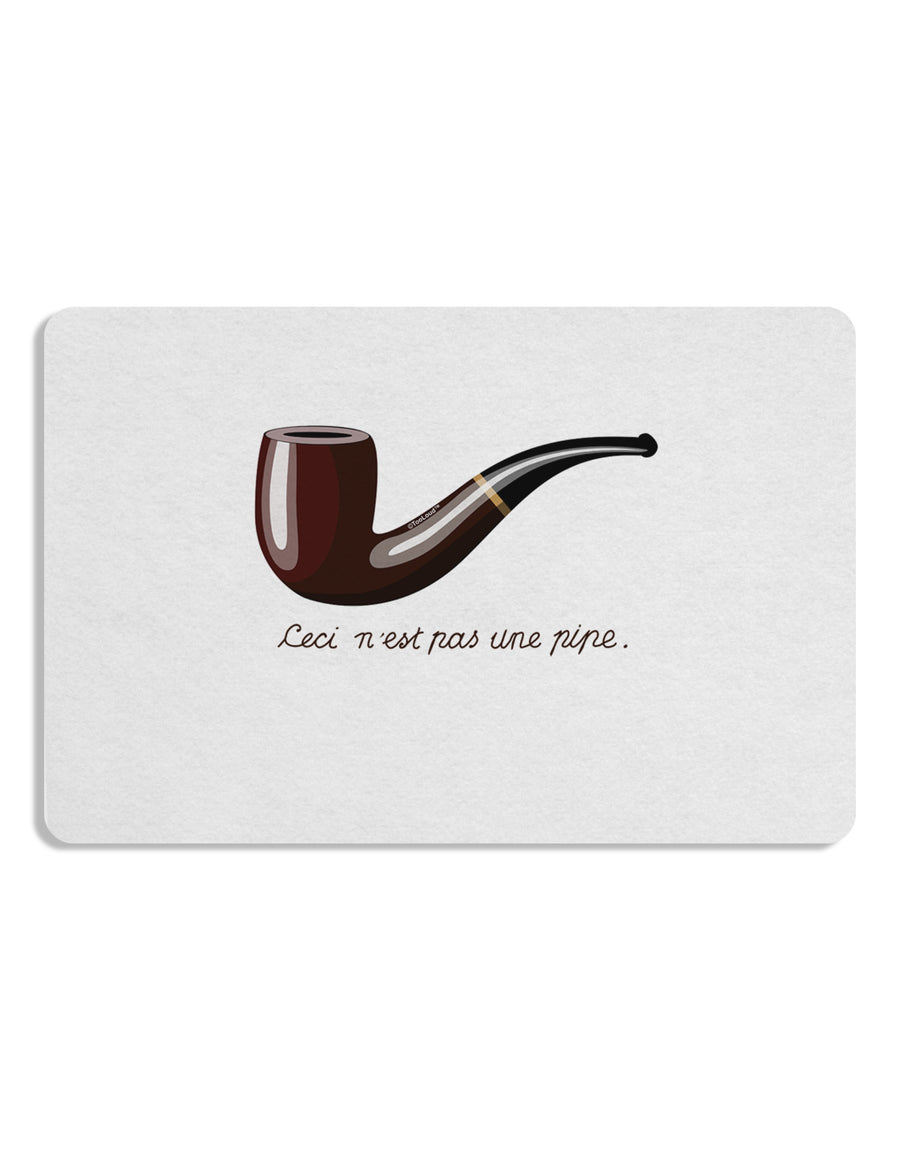 Ceci n'est pas une pipe Placemat Set of 4 Placemats-Placemat-TooLoud-White-Davson Sales