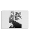 San Francisco Text Bay Bridge Placemat Set of 4 Placemats-Placemat-TooLoud-White-Davson Sales