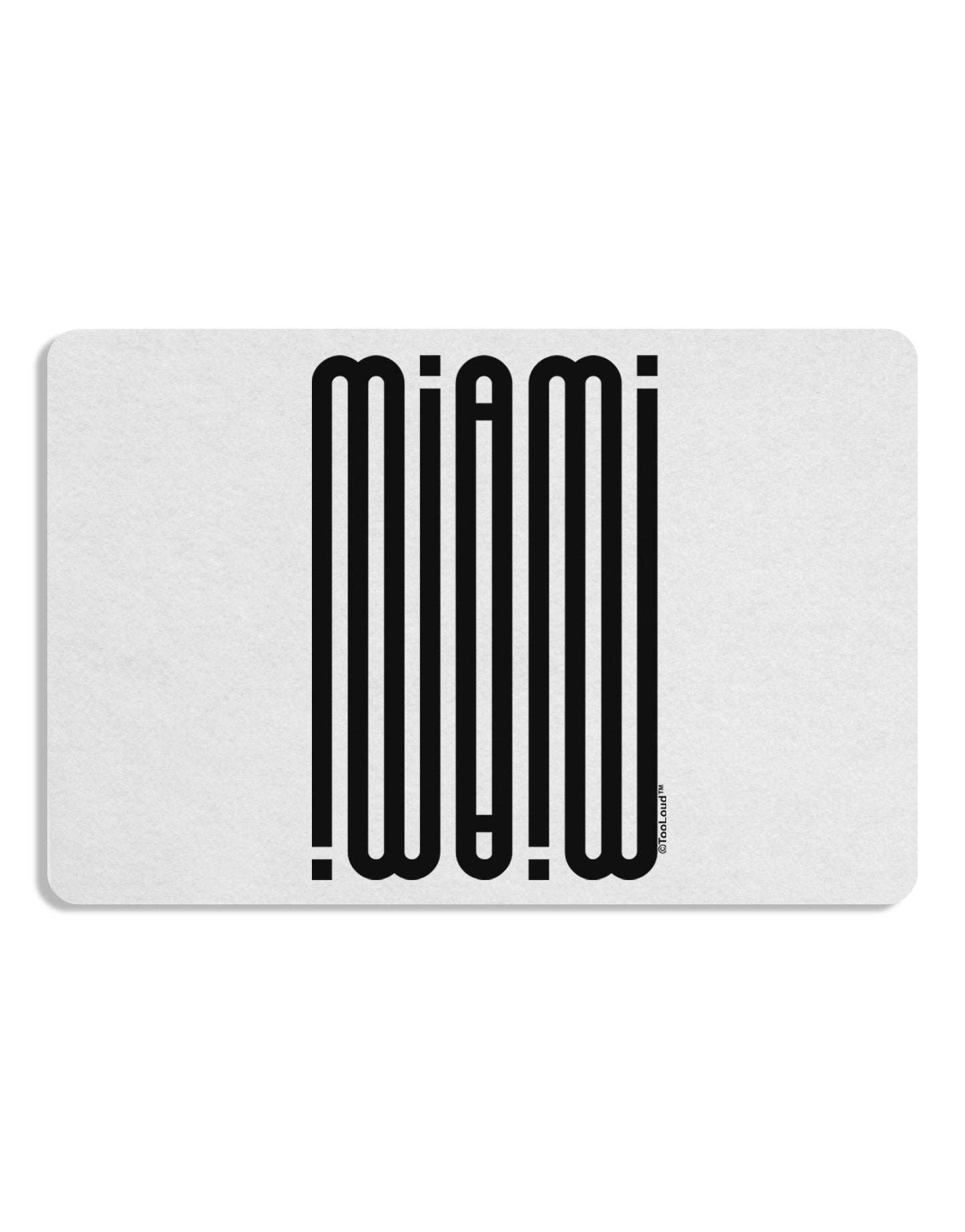 Miami Mirage Placemat Set of 4 Placemats-Placemat-TooLoud-White-Davson Sales