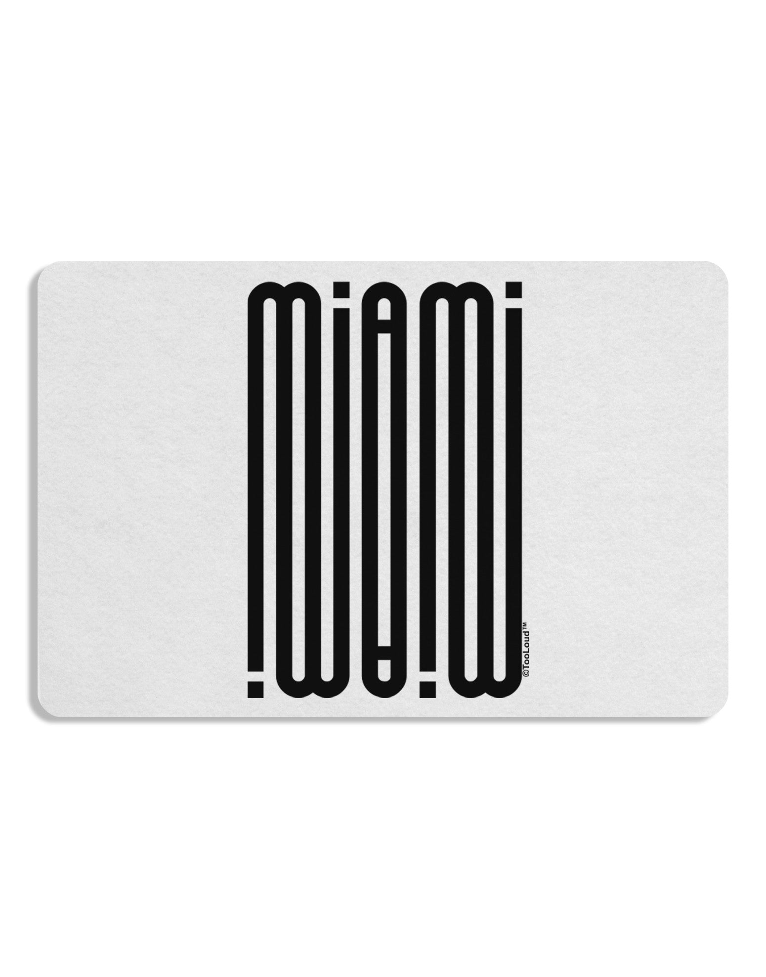 Miami Mirage Placemat Set of 4 Placemats-Placemat-TooLoud-White-Davson Sales