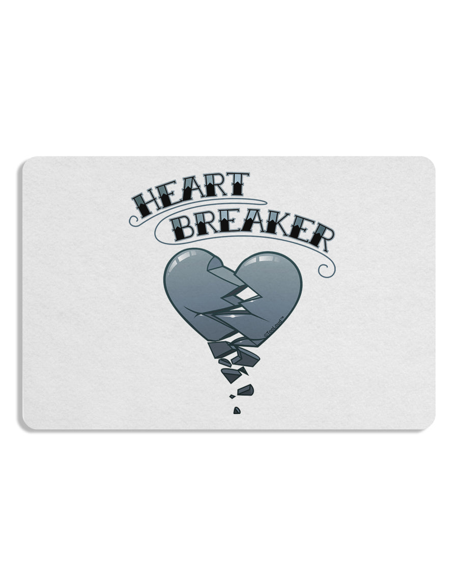 Heart Breaker Manly Placemat by TooLoud Set of 4 Placemats-Placemat-TooLoud-White-Davson Sales