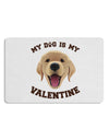 My Dog is my Valentine Gold Yellow Placemat Set of 4 Placemats-Placemat-TooLoud-White-Davson Sales