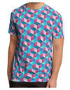 Crystalized Mosaic AOP Men's Sub Tee Single Side All Over Print-TooLoud-White-Small-Davson Sales