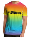 Rainbow Print - Hashtag Love Wins Men's Sub Tee Single Side All Over Print-TooLoud-White-Small-Davson Sales