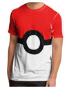 Sporty Red and White Circle Men's Sub Tee Single Side All Over Print-TooLoud-White-Small-Davson Sales