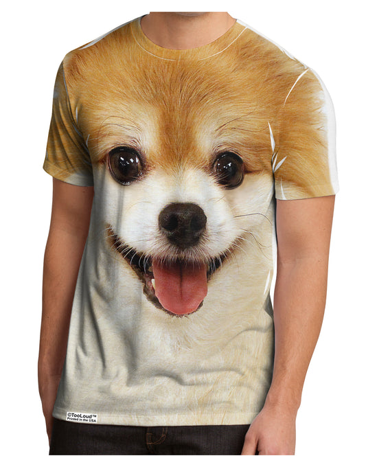 Adorable Pomeranian 1 Men's Sub Tee Single Side All Over Print-TooLoud-White-Small-Davson Sales