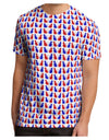 Patriotic Cat Pattern Men's Sub Tee Dual Sided All Over Print-TooLoud-White-Small-Davson Sales