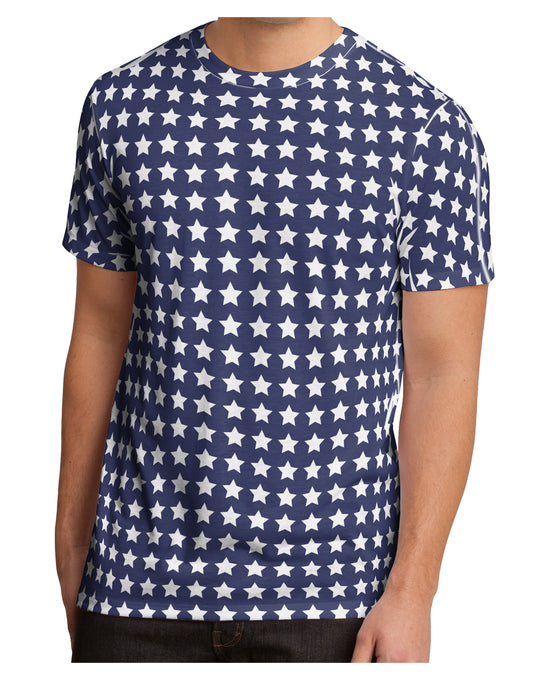 Americana Stars Pattern Men's Sub Tee Dual Sided All Over Print-TooLoud-White-Small-Davson Sales