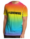 Rainbow Print - Hashtag Love Wins Men's Sub Tee Dual Sided All Over Print-TooLoud-White-Small-Davson Sales