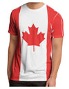 Canadian Flag All Over Men's Sub Tee Dual Sided All Over Print-TooLoud-White-Small-Davson Sales