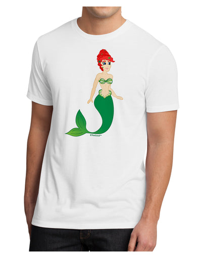 Mermaid Design - Green Men's Sublimate Tee-TooLoud-White-Small-Davson Sales