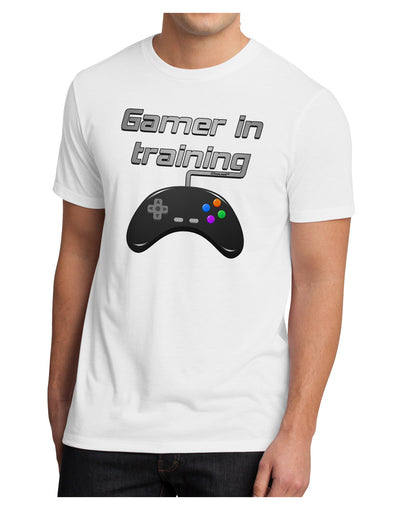 Gamer In Training Color Men's Sublimate Tee-TooLoud-White-Small-Davson Sales