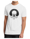 Scary Clown Grayscale Men's Sublimate Tee-TooLoud-White-Small-Davson Sales