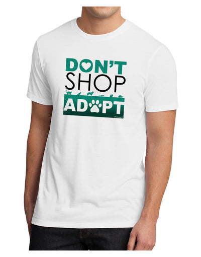 Don't Shop Adopt Men's Sublimate Tee-TooLoud-White-Small-Davson Sales