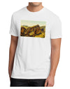 Arizona Mountains Watercolor Men's Sublimate Tee-TooLoud-White-Small-Davson Sales