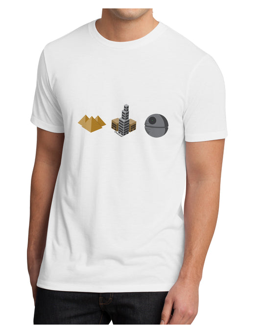 History of Architecture Funny Sci-fi Men's Sublimate Tee by TooLoud-TooLoud-White-Small-Davson Sales