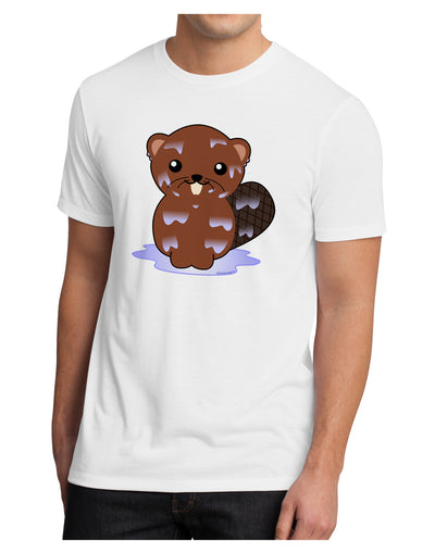 Cute Wet Beaver Men's Sublimate Tee-TooLoud-White-Small-Davson Sales