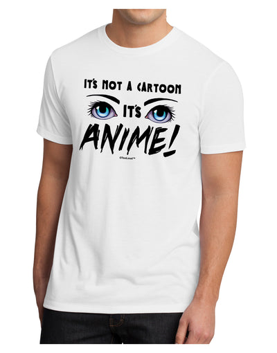 Not A Cartoon Eyes Blue Men's Sublimate Tee-TooLoud-White-Small-Davson Sales