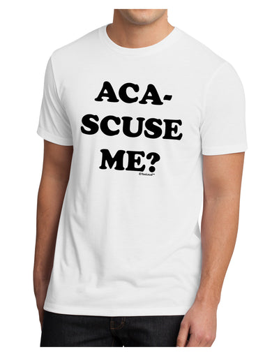 Aca-Scuse Me Men's Sublimate Tee-TooLoud-White-Small-Davson Sales