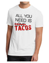All You Need Is Tacos Men's Sublimate Tee-TooLoud-White-Small-Davson Sales