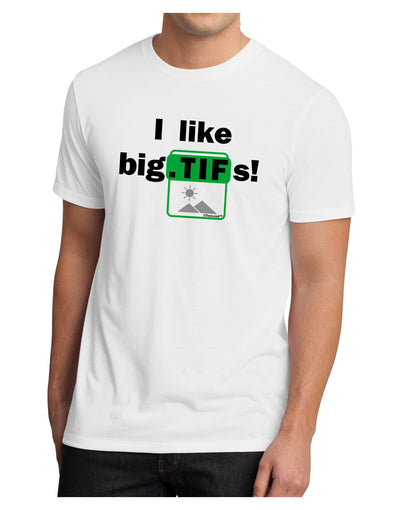 I Like Big Tifs Men's Sublimate Tee-TooLoud-White-Small-Davson Sales