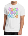 Cute Faux Applique Easter Eggs Men's Sublimate Tee-TooLoud-White-Small-Davson Sales