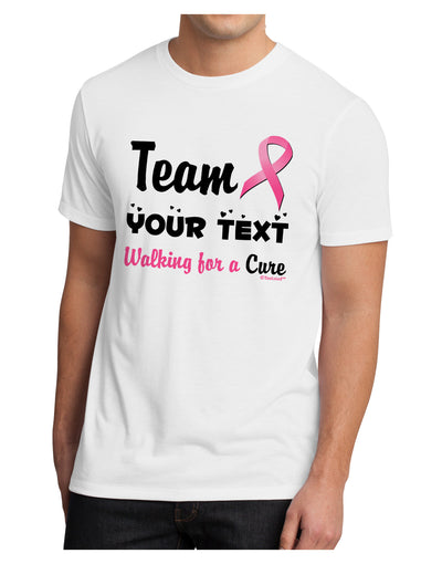 Personalized Team -Name- Breast Cancer Walk - Walking for a Cure Men's Sublimate Tee-TooLoud-White-Small-Davson Sales