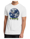 Planet Earth Text Men's Sublimate Tee-TooLoud-White-Small-Davson Sales