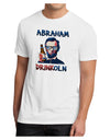 Abraham Drinkoln with Text Men's Sublimate Tee-TooLoud-White-Small-Davson Sales